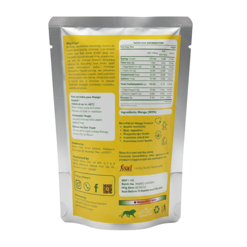 Mango Crunch | Alphanso Mango | Freeze-Dried Mango Cubes