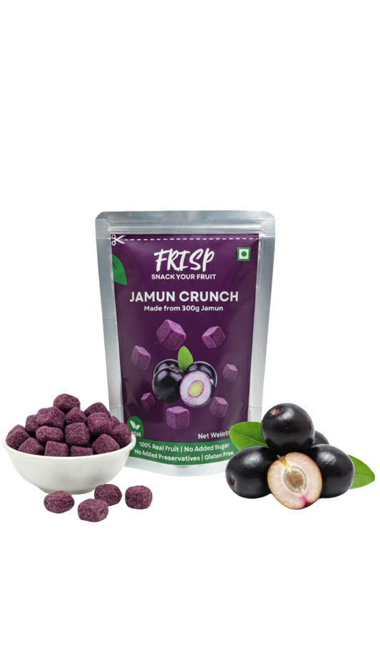 Jamun Crunch | Freeze-Dried Jamun Cubes