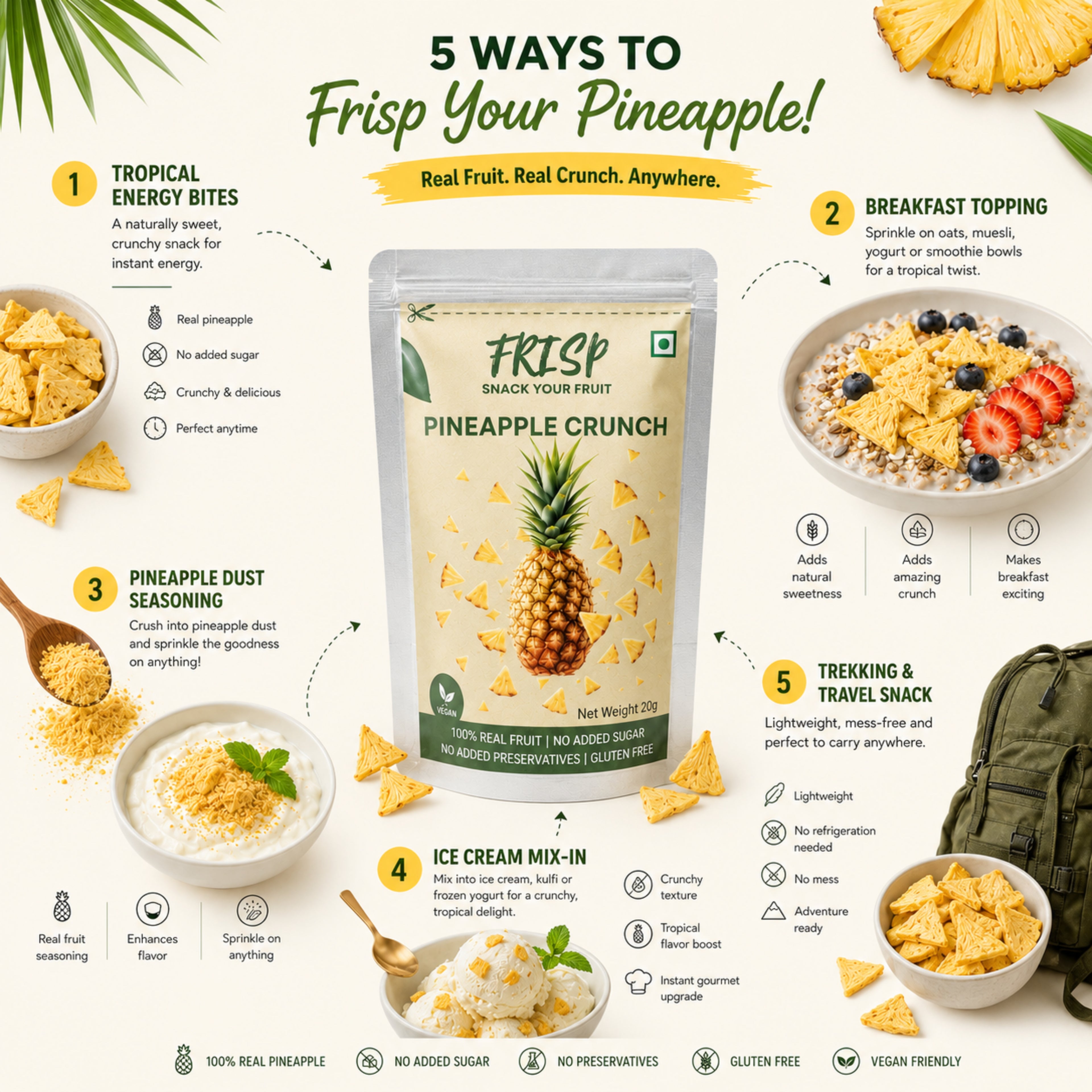 Pineapple Crunch | Freeze Dried Pineapple
