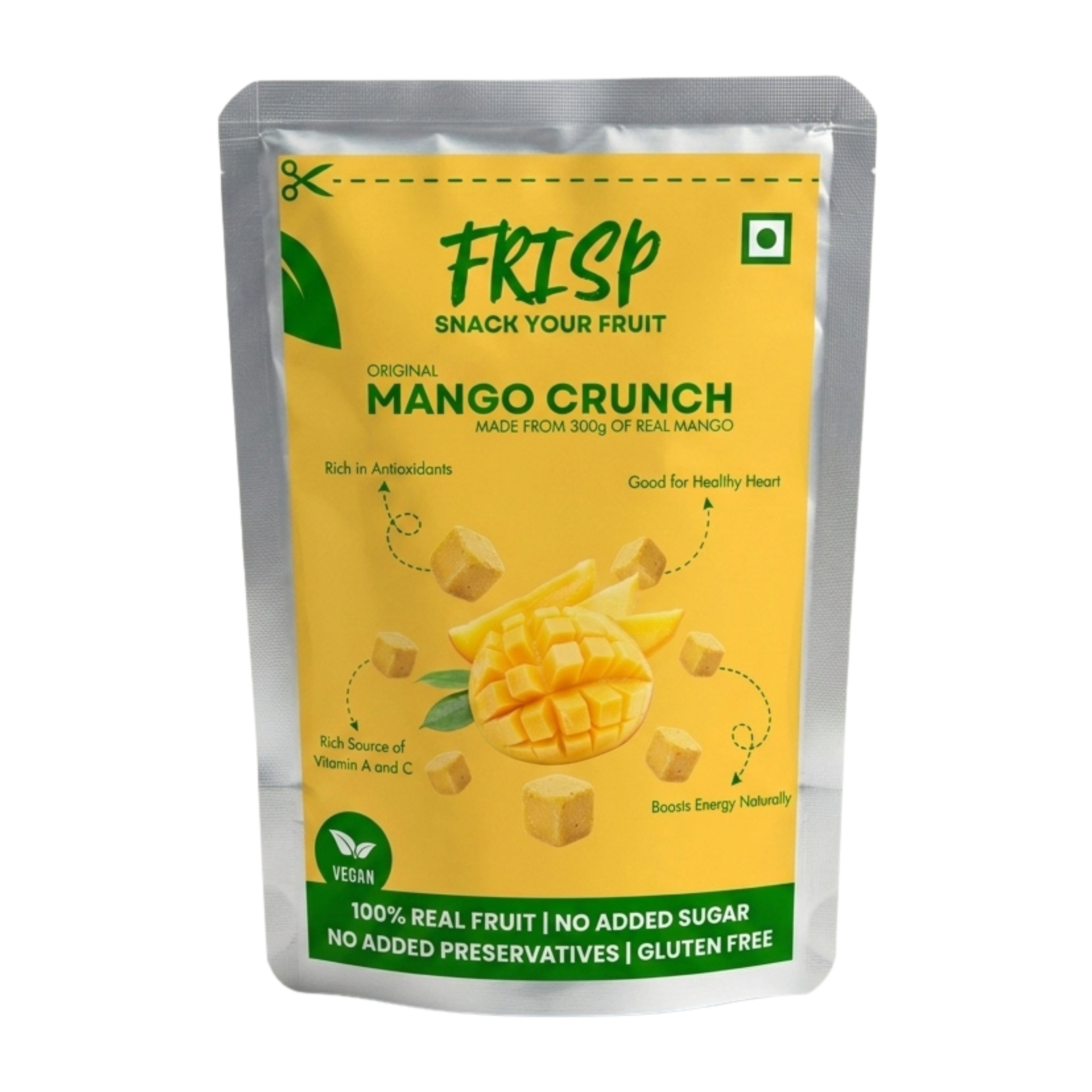 Mango Crunch | Alphanso Mango | Freeze Dried Mango