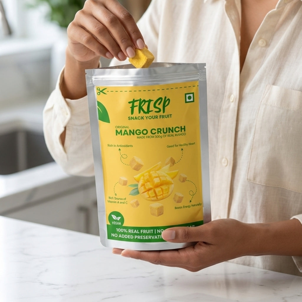 Mango Crunch | Alphanso Mango | Freeze Dried Mango