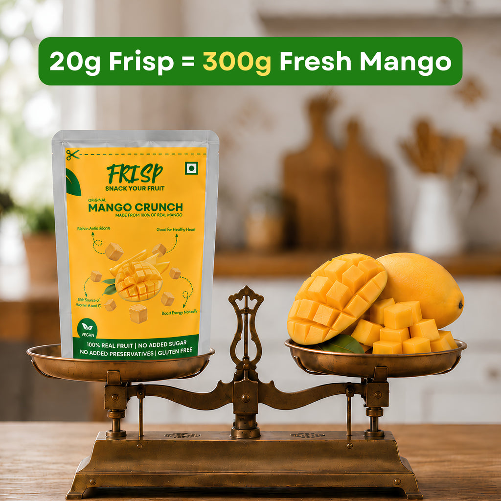 Mango Crunch | Alphanso Mango | Freeze Dried Mango