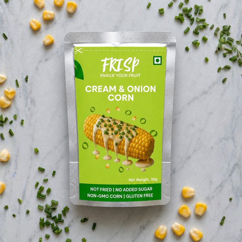 Corn Crunch | Cream and Onion | Freeze Dried Corn