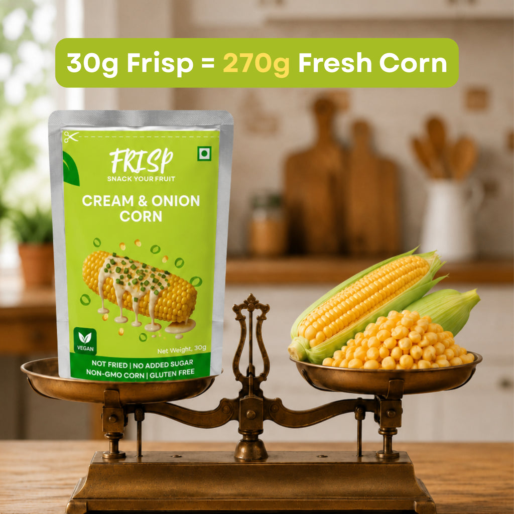 Corn Crunch | Cream and Onion | Freeze Dried Corn