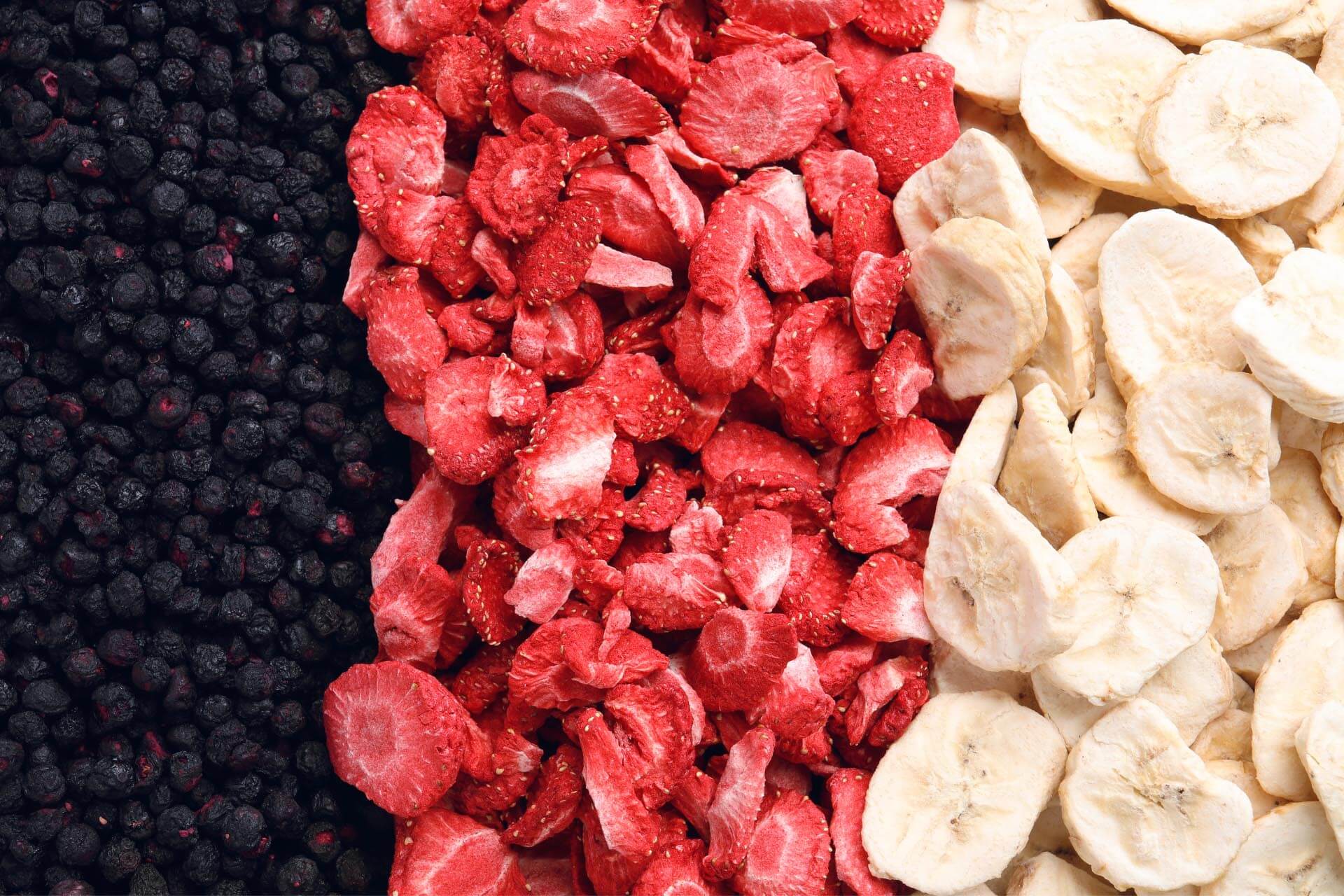 blackberries, strawberries, and banana